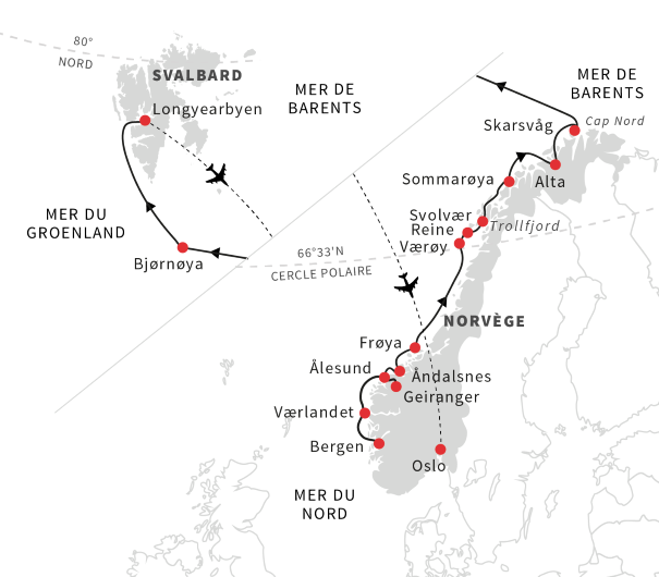 Croisière En Norvège Et Au Spitzberg La Sportsmans Route