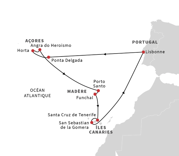 Croisières En Europe Açores Madère Et îles Canaries