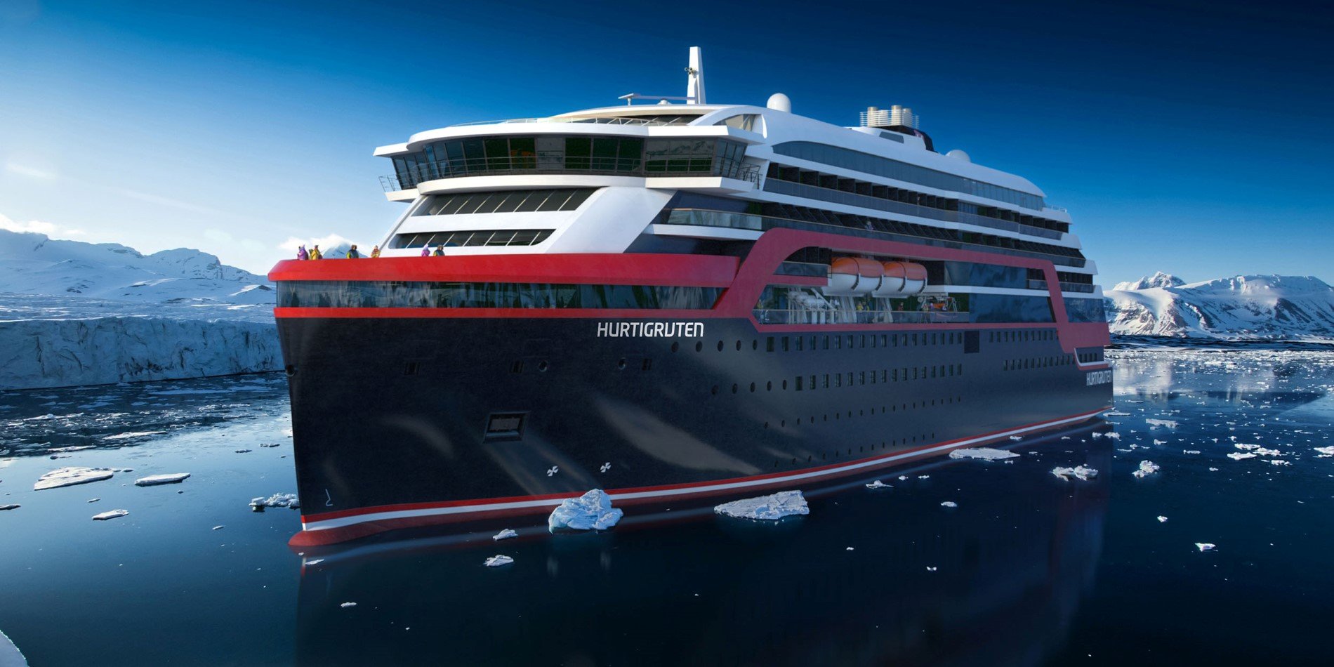 Les nouveaux navires d'exploration de Hurtigruten seront commandés pour la saison des explorateurs 2018/19