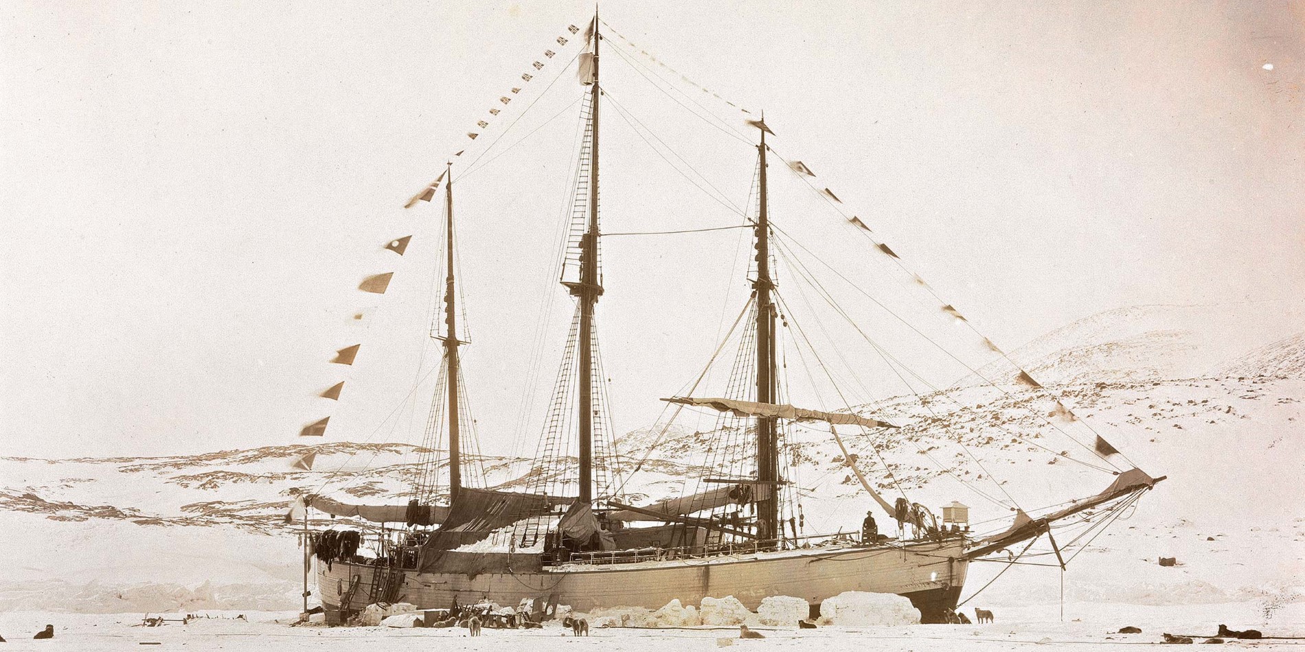 Nous avons exploré les eaux arctiques depuis 1896 et navigué dans le sillage des grands explorateurs et des navires tels que le Fram
