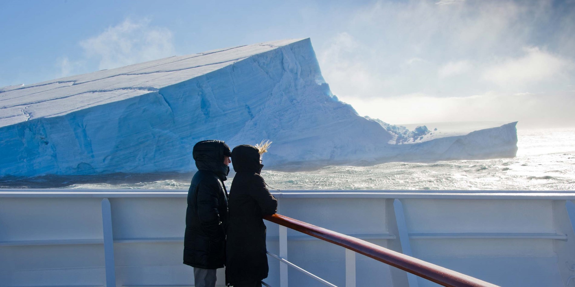 Profiter de la vue sur le détroit de l'Antarctique