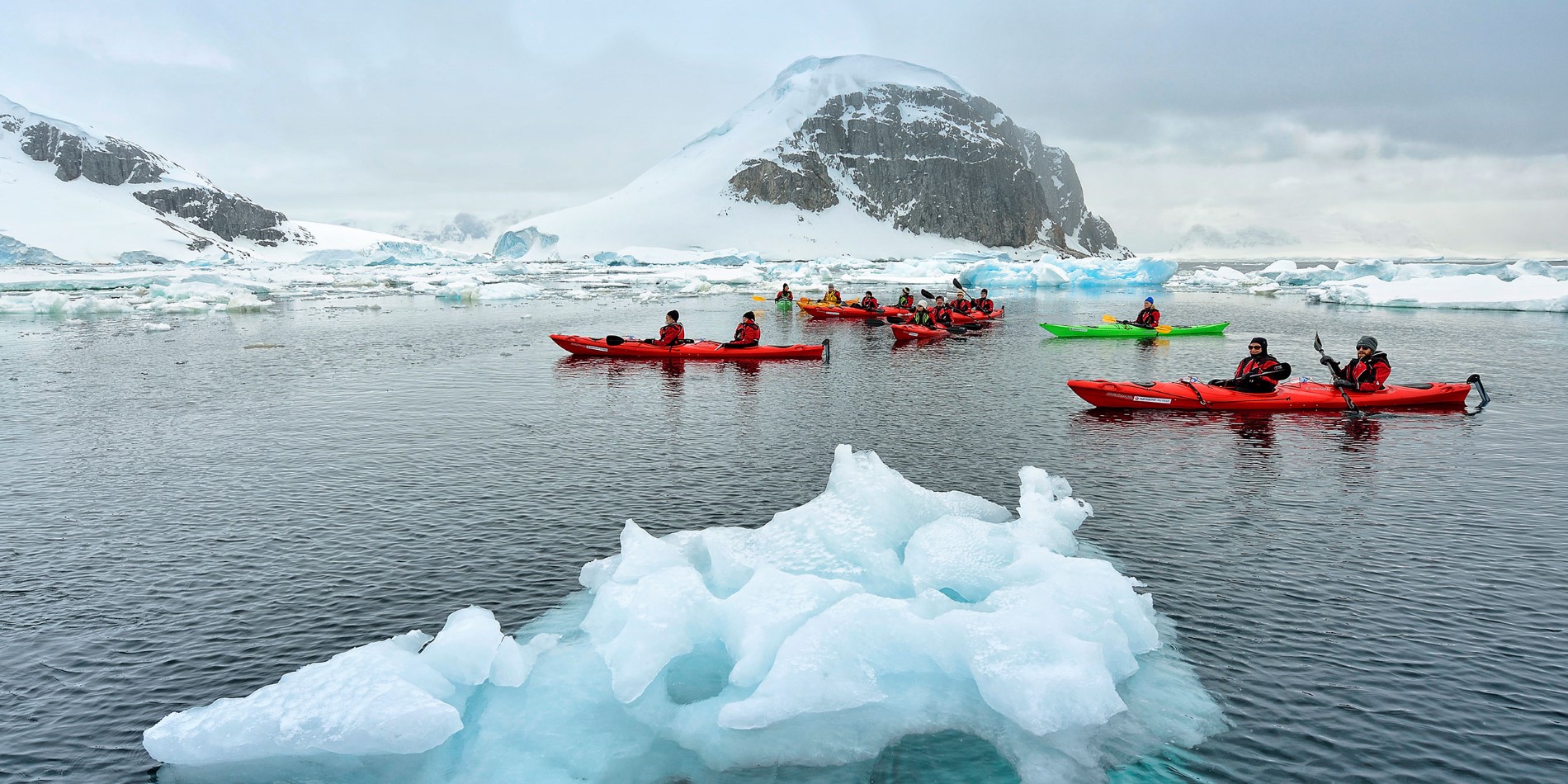 Plus près des éléments - kayak en Antarctique