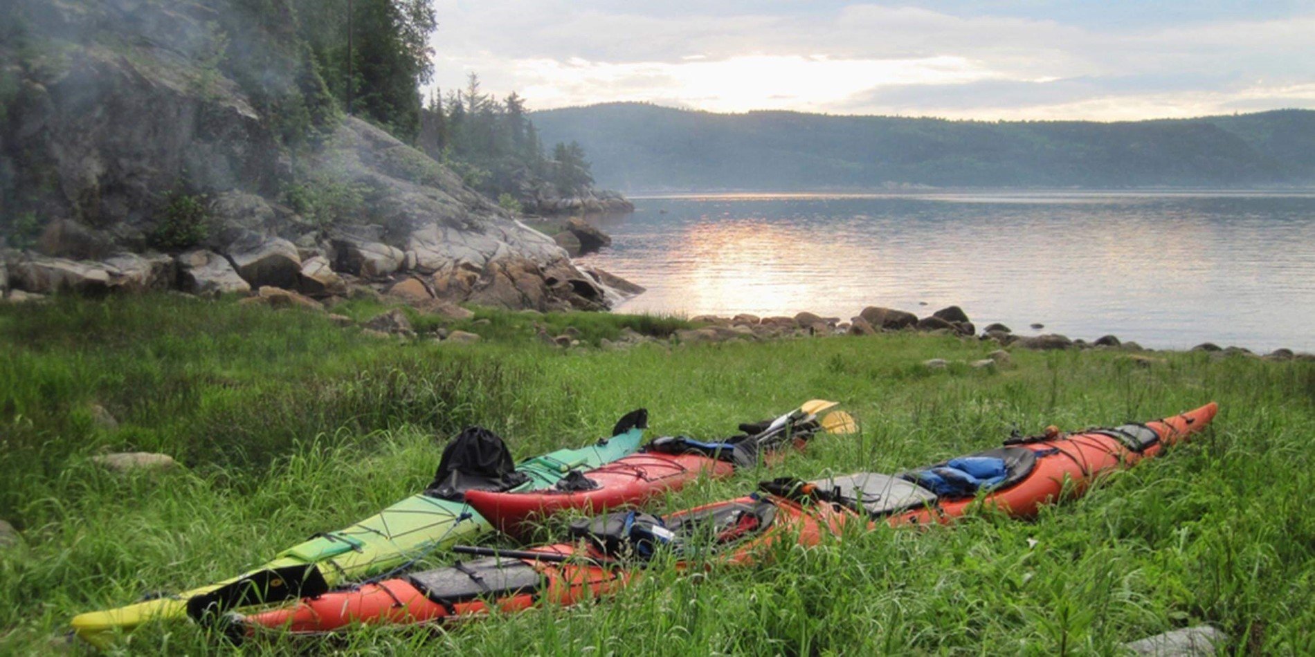 Faites du kayak sur le fjord du parc national du Saguenay