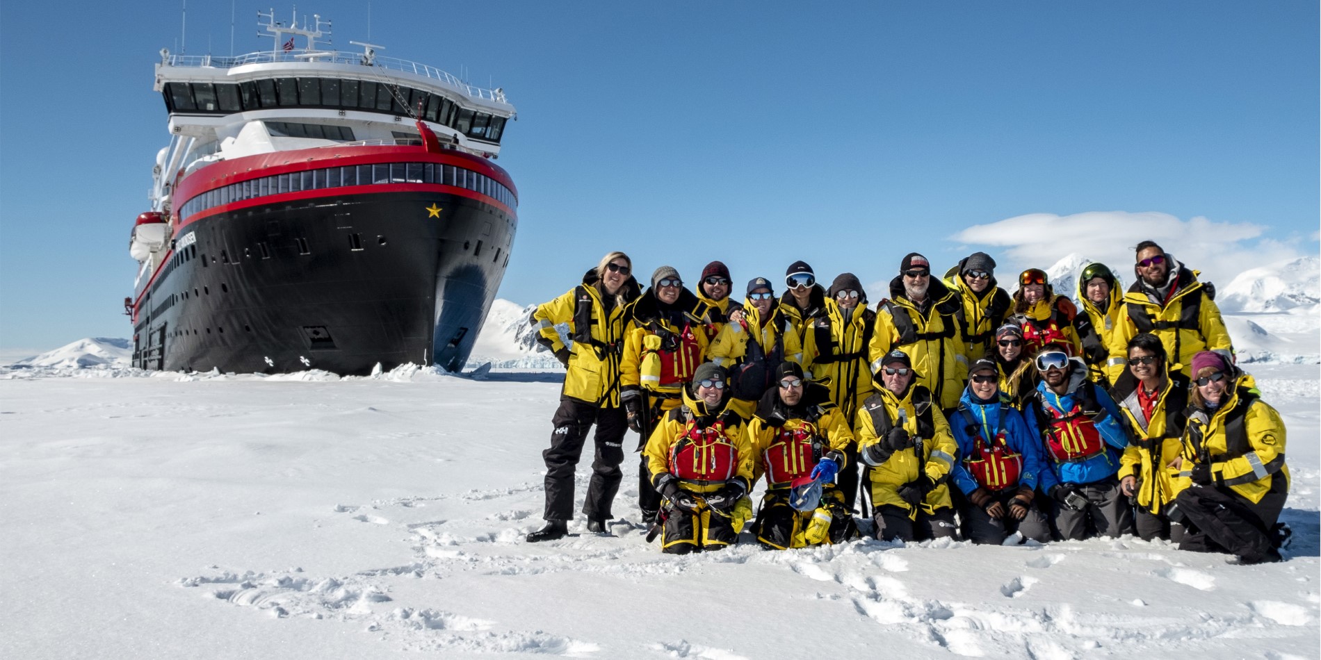 Débarquement en Antarctique avec l’équipe d’expédition du MS Roald Amundsen